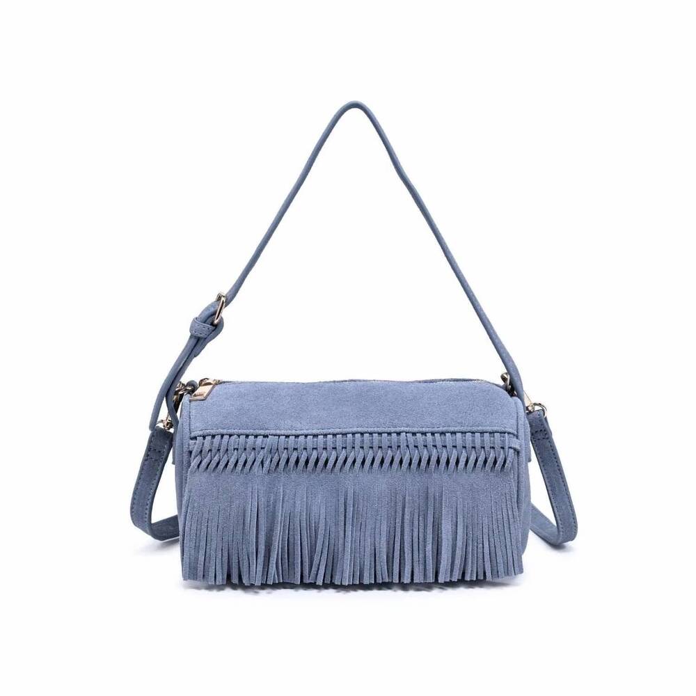 NEW MODA LUXE women's emmi cylinder bag in slate